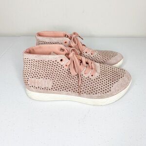 No Bull Mid Suede Trainers Sneakers Pink Size 8.5